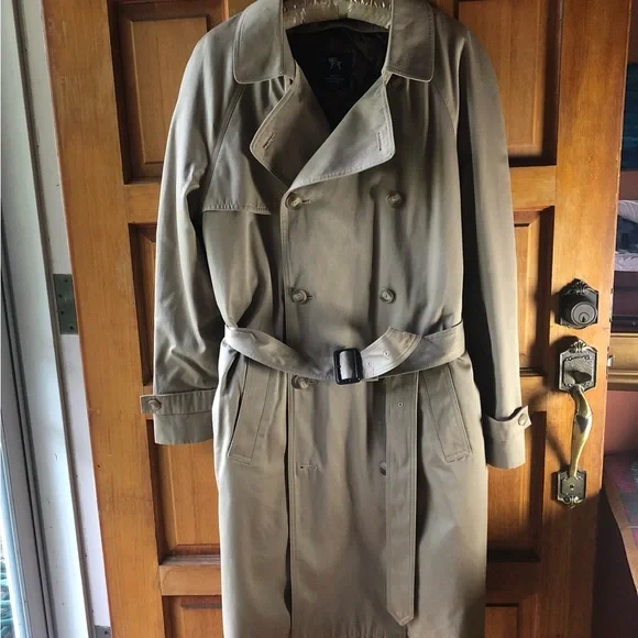 Men’s/ Unisex Hart Schaffner Marx Trench Sz 38R - Picture 5 of 14